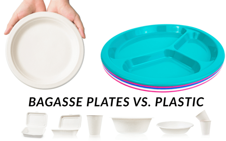 Bagasse Plates vs. Plastic