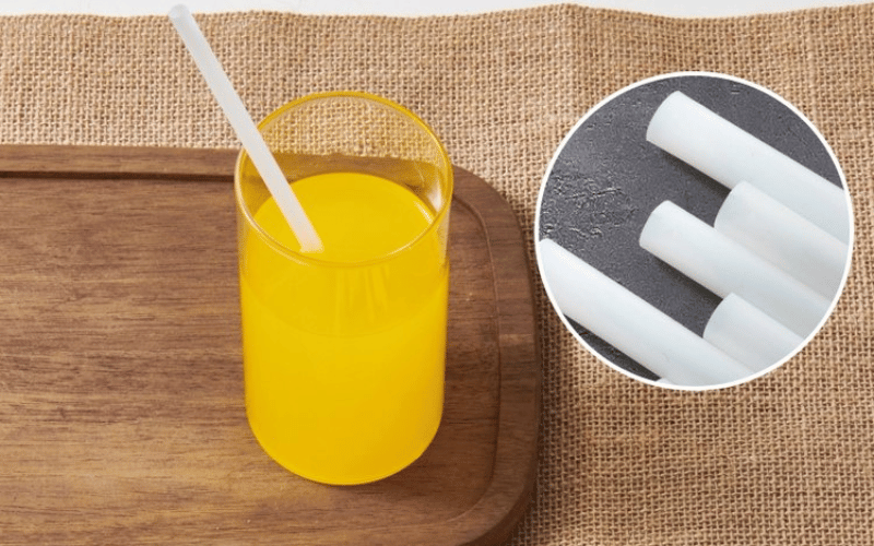 Biodegradable PLA straws