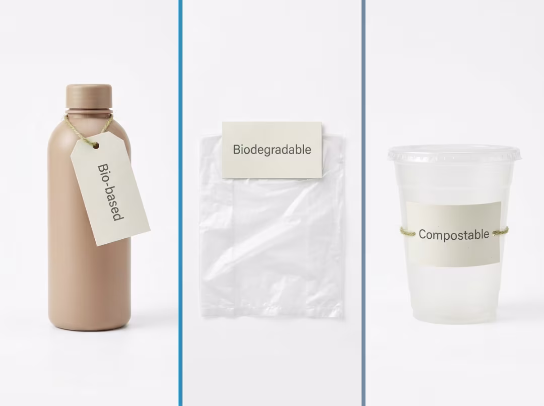 Bio based, biodegradable, and compostable plastics compared Bio based, biodegradable, and compostable plastics compared