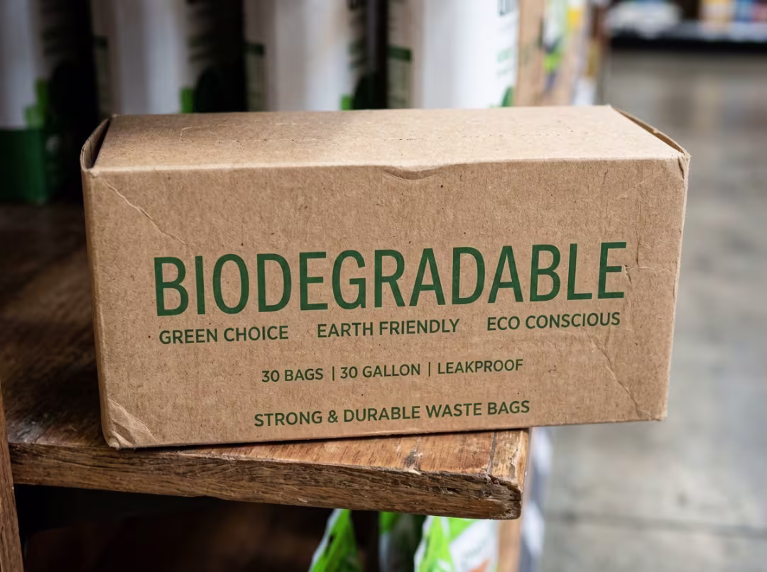 Biodegradable garbage bag box without certification logo Biodegradable garbage bag box without certification logo