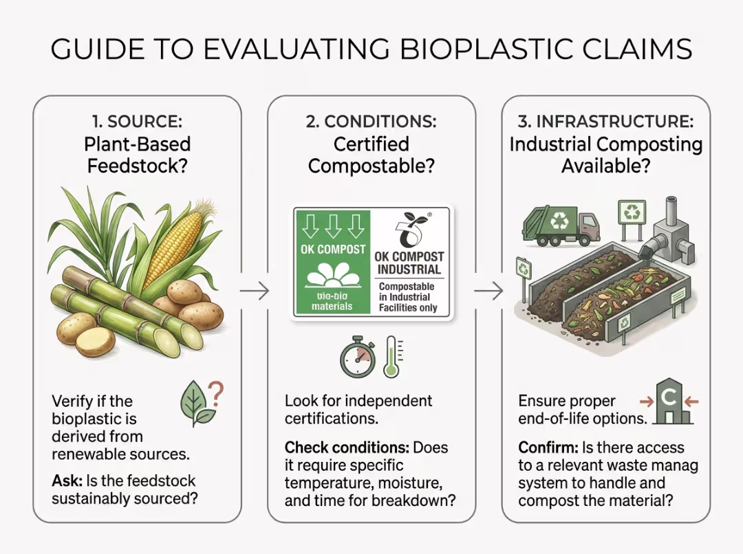 Bioplastic claim evaluation framework Bioplastic claim evaluation framework