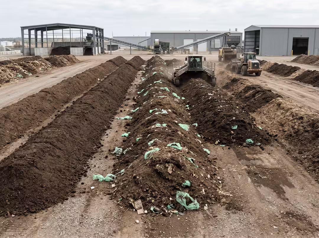 Industrial composting facility Industrial composting facility
