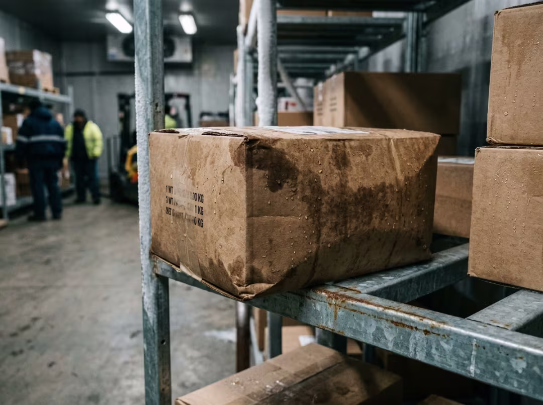 Kraft paper packaging weakened by moisture Kraft paper packaging weakened by moisture