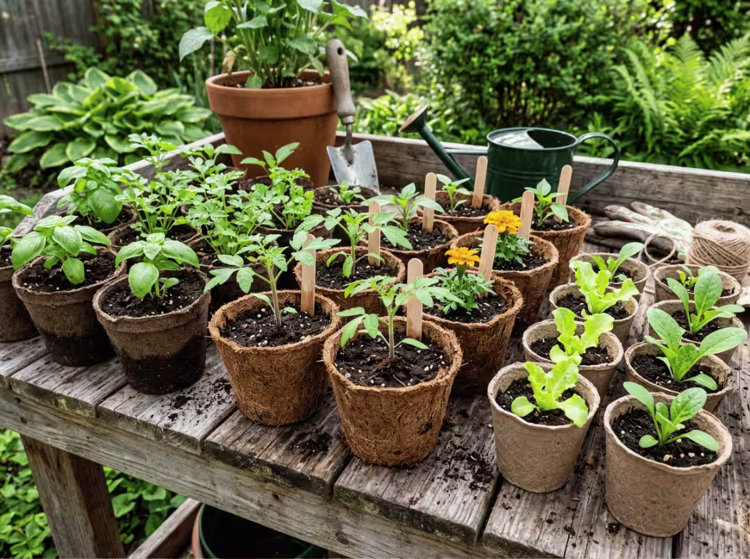 Plastic and biodegradable nursery pots Plastic and biodegradable nursery pots